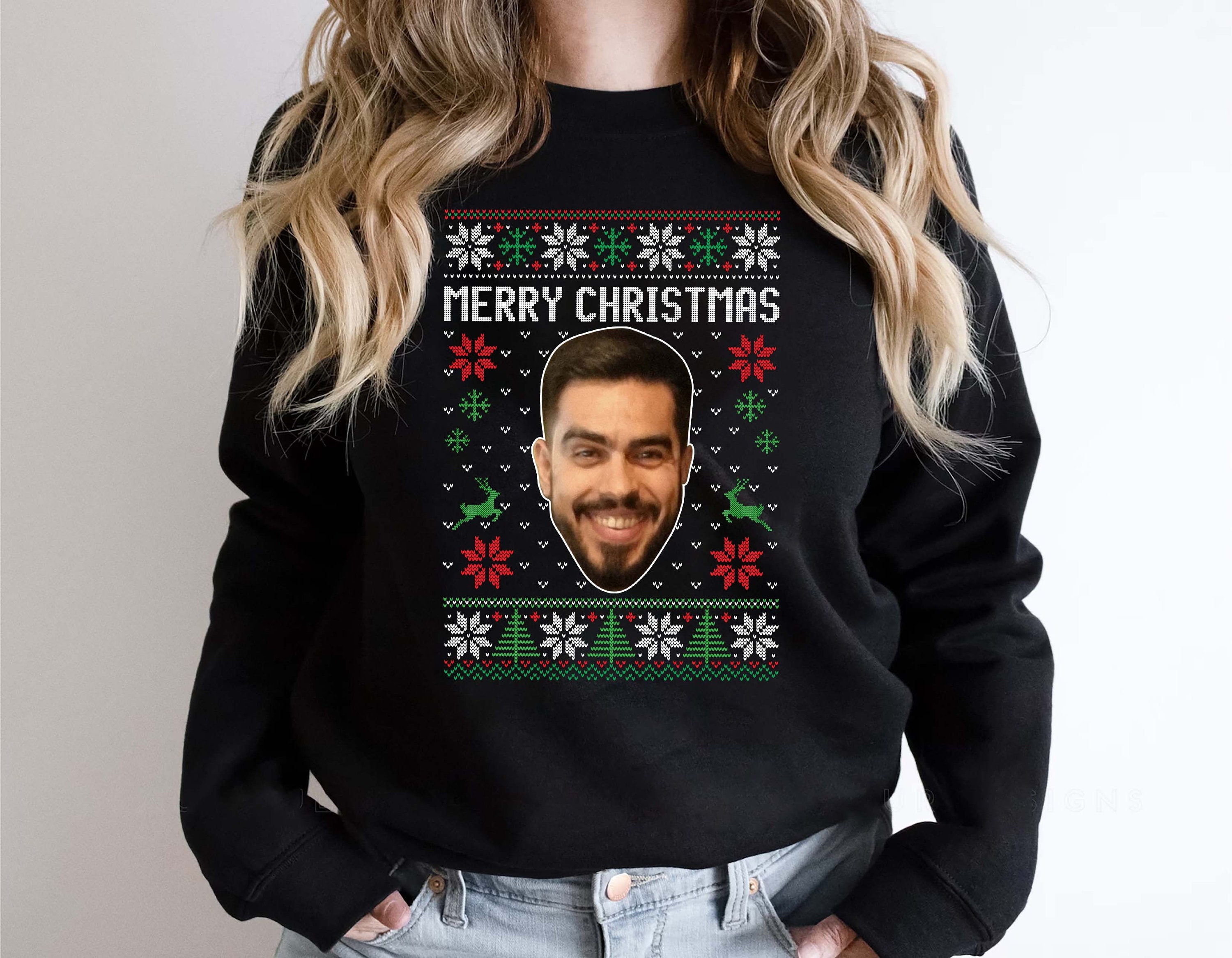 Custom Face Sweater - Etsy