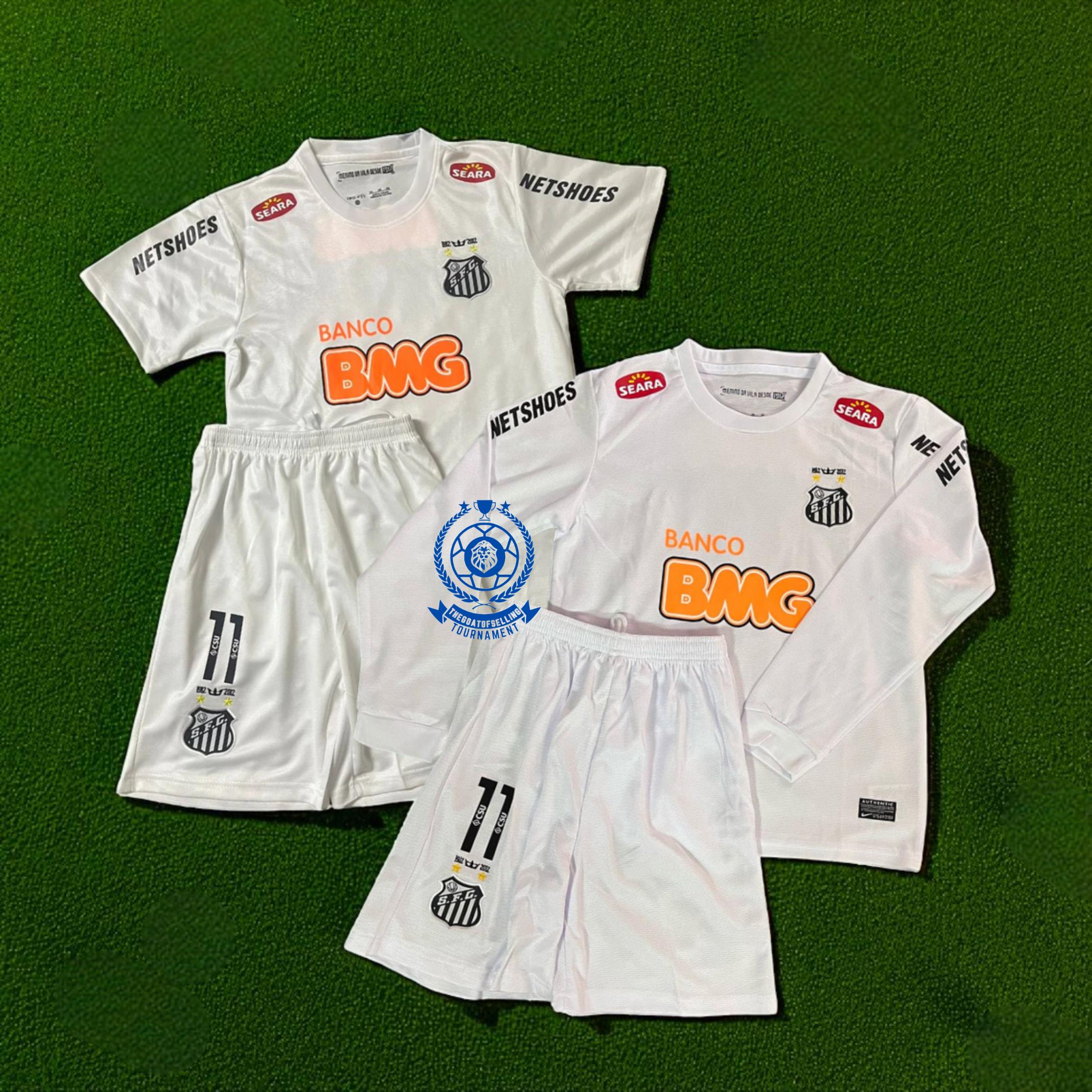 Neymar Jr Santos FC Long and Short Sleeves Jersey Set - Etsy