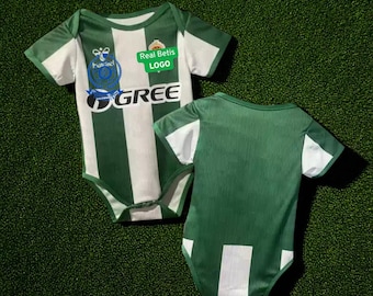 Personalized Real Betis Home Baby Bodysuit