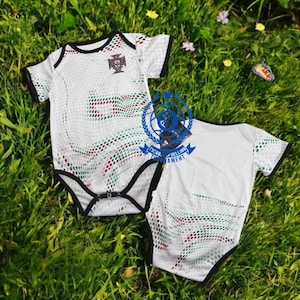 Personalized Portugal Away 2025 Baby Bodysuit