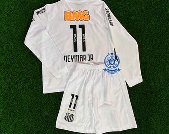 Neymar Jr Santos FC Long and Short Sleeves Jersey Set