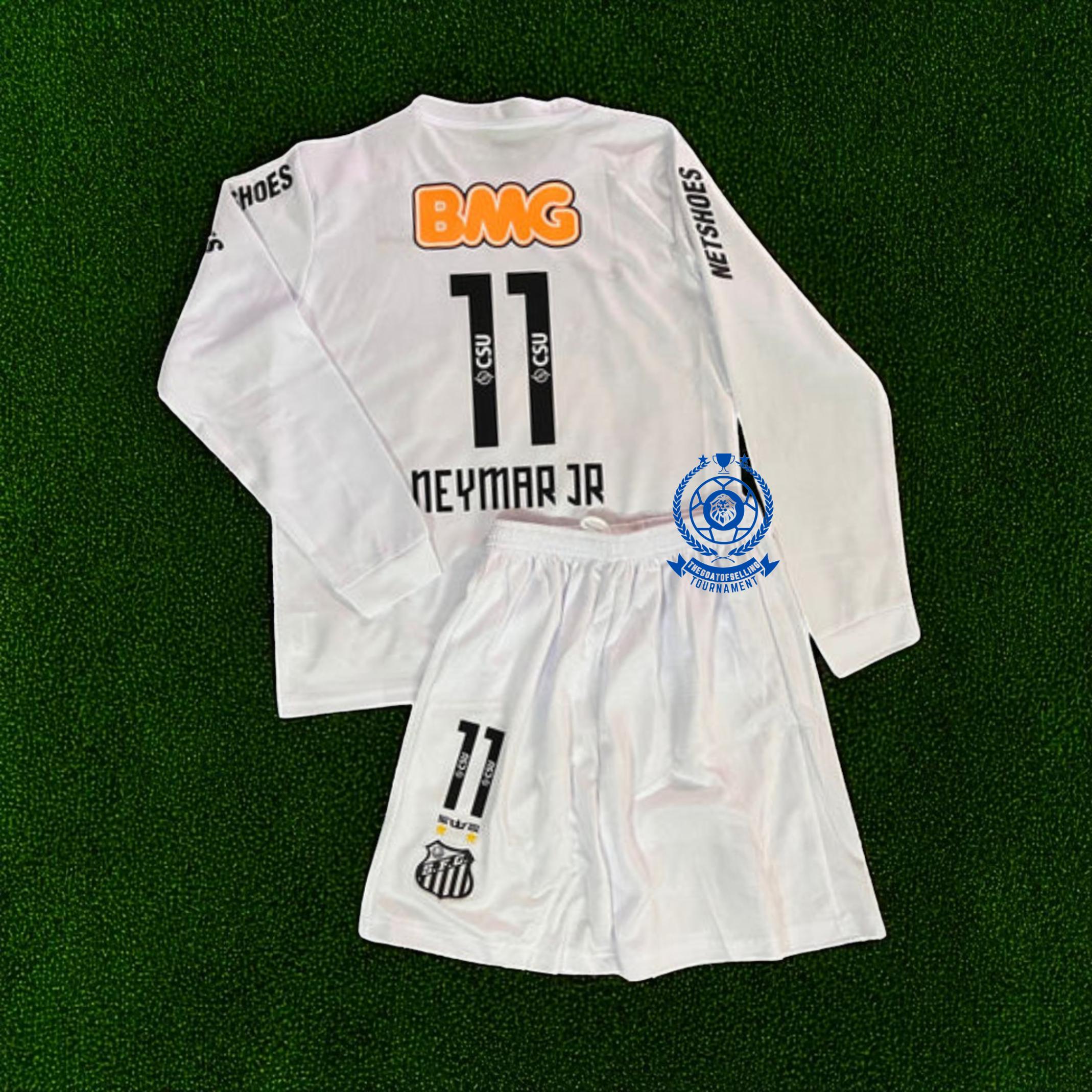 Neymar Jr Santos FC Long and Short Sleeves Jersey Set - Etsy