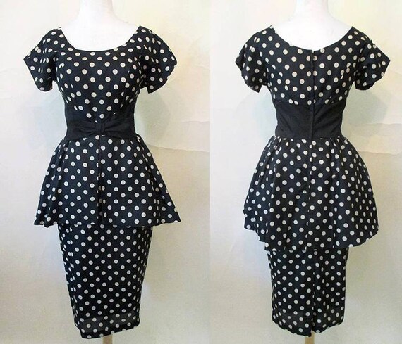 new look white polka dot dress