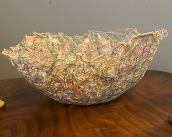 Fiber Art Bowl/ Basket