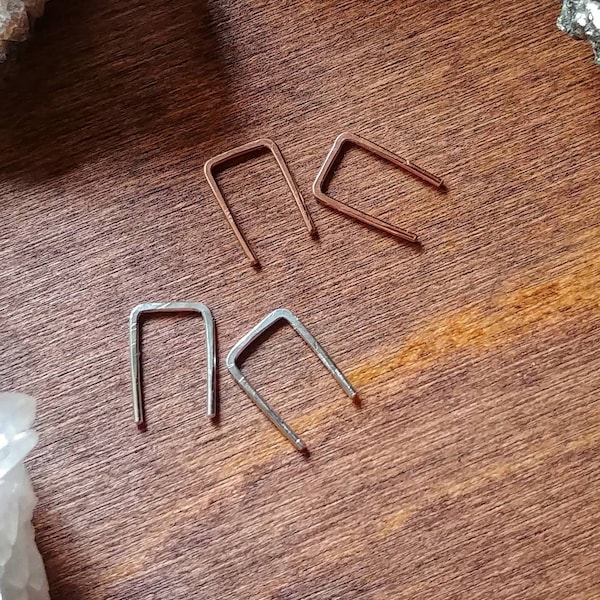 Small Minimalist Threader Earrings