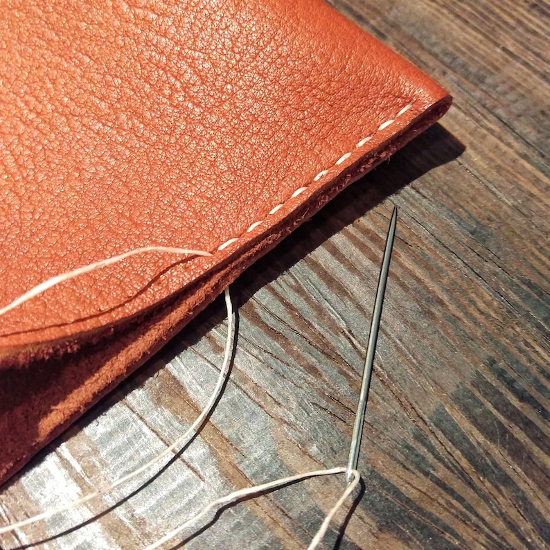 Needlepoint and Leather Clutch Small Tablet or Phone Case Etsy