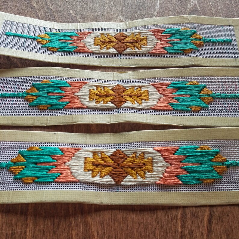 Needlepoint and Leather Clutch Small Tablet or Phone Case Etsy