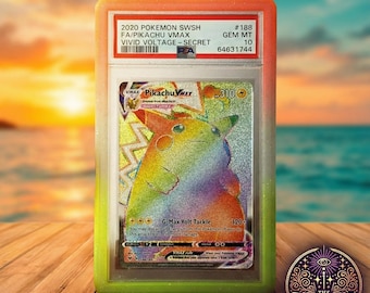 Gradient Sparkle PSA Slab Guard, Bumper Guard for PSA graded Cards
