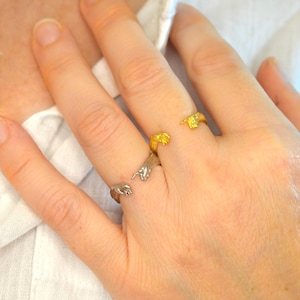 Creation of Adam-ring: 925 sterlingzilveren handgebaarring
