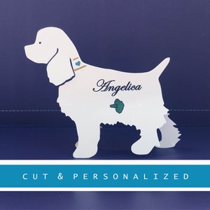Cocker Spaniel Seating Cards | Wedding Stationary | Die Cut Dog Name Cards | Fun Escort cards | Unique Escort Cards | Dog lovers | Name Tag