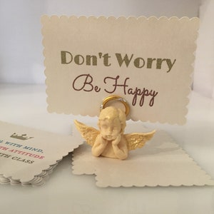 Ángel guardián con tarjetas inspiradoras / Regalo único, hermoso y elegante / Etiqueta inspiradora para ocasiones especiales / Etiquetas inspiradoras personalizadas
