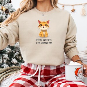 Funny Cat meme Sweatshirt, Funny Cat Crewneck Sweatshirt, Gifts for her, Gifts for mom, Gift for Cats Lover, Cat lover gift, Gifts for cat