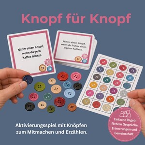 Button by Button PDF, Gioco di attività per anziani, Gioco di memoria per persone con demenza, Materiale per attività, Stampabile