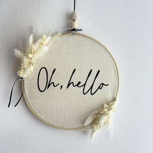 Door wreath | Door decoration | Gift | Embroidery frame | Door sign | Welcome sign | Front door | Wedding | Dried flowers | Decoration | Entrance