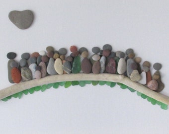 Pebble Art Family Relatives Friends Co-Workers Classmates, Gift for Reunion