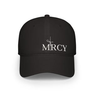 Christian MRCY Cap, Jesus Cross Hat, Religious Baseball Cap, Faith Headwear, Devotional Dad Hat