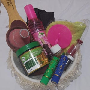 Moroccan Traditional Hammam Pack | Moroccan Hammam & SPA Products | Moroccan Hammam Kit For Gift| Moroccan Hammam Basket Set!