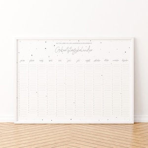 Geburtstagskalender | Birthday Calendar