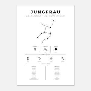 Plakat "Panna" | Znak zodiaku