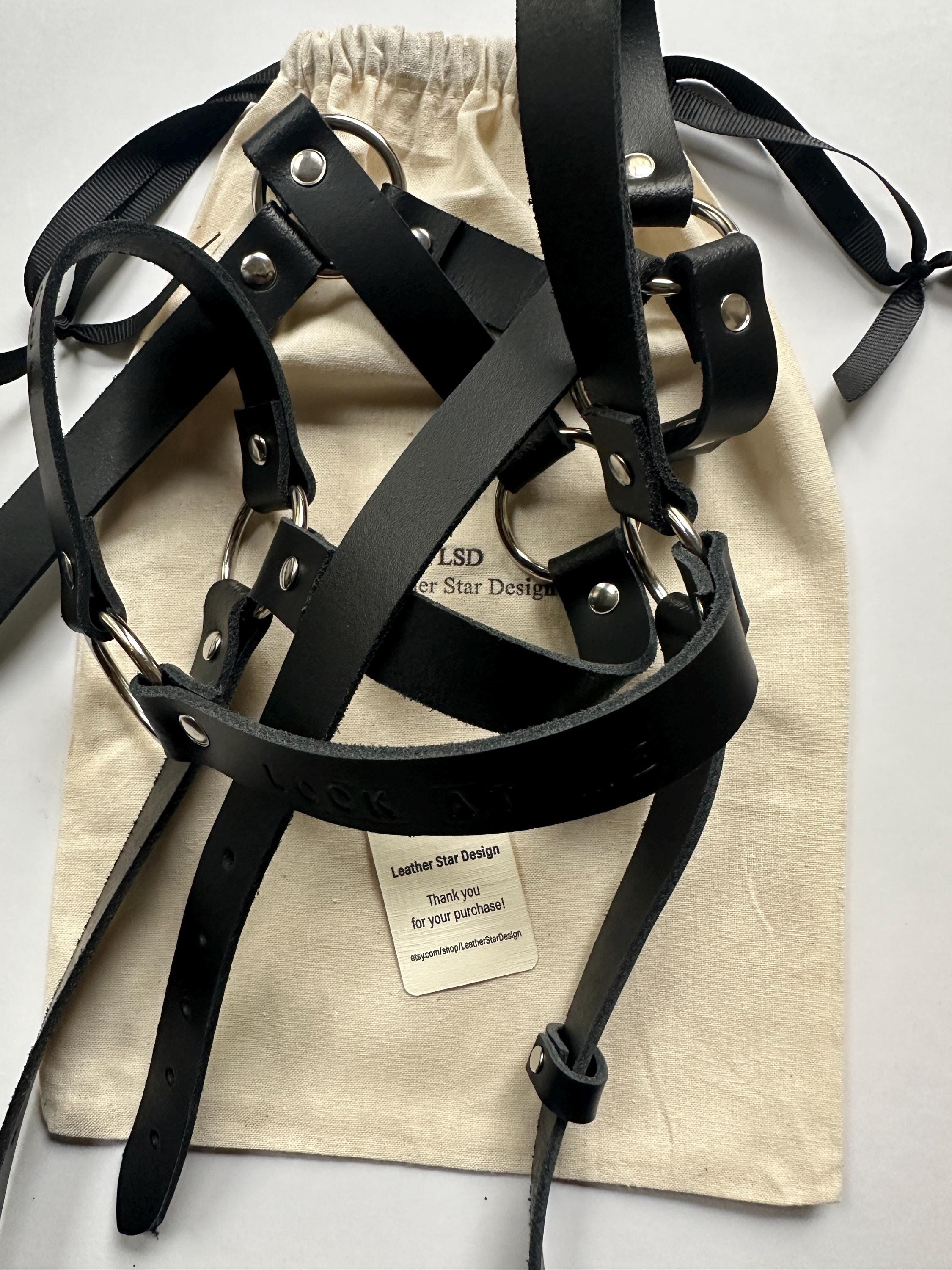 Zwarte borstharnas met kettingen Zwarte borstharnas met kettingen