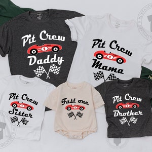 Brother Pit Crew Shirt For Racing Party Costume (Dark) Brother Pit Crew Shirt For Racing Party Costume (Dark)