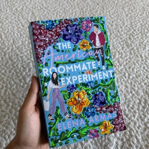 The American Roommate Exchange – Brossura dipinta a mano trasformata, romanzo contemporaneo piccante / regalo per gli amanti dei libri osceni / romanzo sostenibile