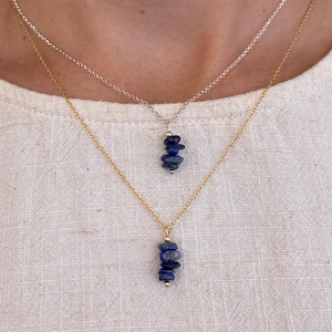 Minimalist Birthstone Pendant Necklace – Personalized Gift – Birthstone Jewelry for Every Month