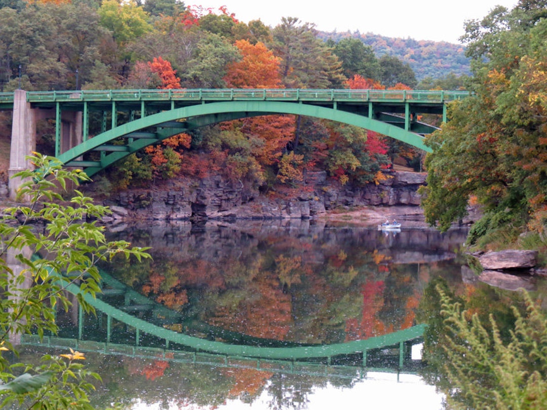 The Old Narrowsburg Bridge, October 2014 Etsy