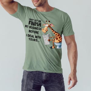 Solo déjame terminar mis asuntos PNG/SVG, Jirafa en el baño leyendo png, Cita sarcástica divertida de jirafa png, Camiseta de sublimación de San Valentín, cricut