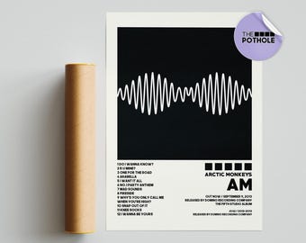 Arctic Monkeys Posters / AM Poster / Album Cover Poster, Print Wall Art, Custom Poster, Home Decor, Arctic Monkeys, AM