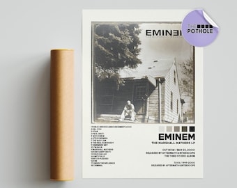 Eminem Posters / The Marshall Mathers LP Poster, Album Cover Poster Poster Print Wall Art, Custom Poster, Home Decor, Eminem, The Slim Shady