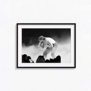 Poster di Bad Bunny / Arte murale in bianco e nero di Bad Bunny, poster dell'album, decorazioni per la casa, stampe fotografiche, poster di Un Verano Sin Ti