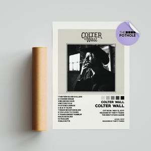 Colter Wall Poster | Colter Wall Poster | Tracklist Album Cover Poster / Album Cover Poster, Colter Wall