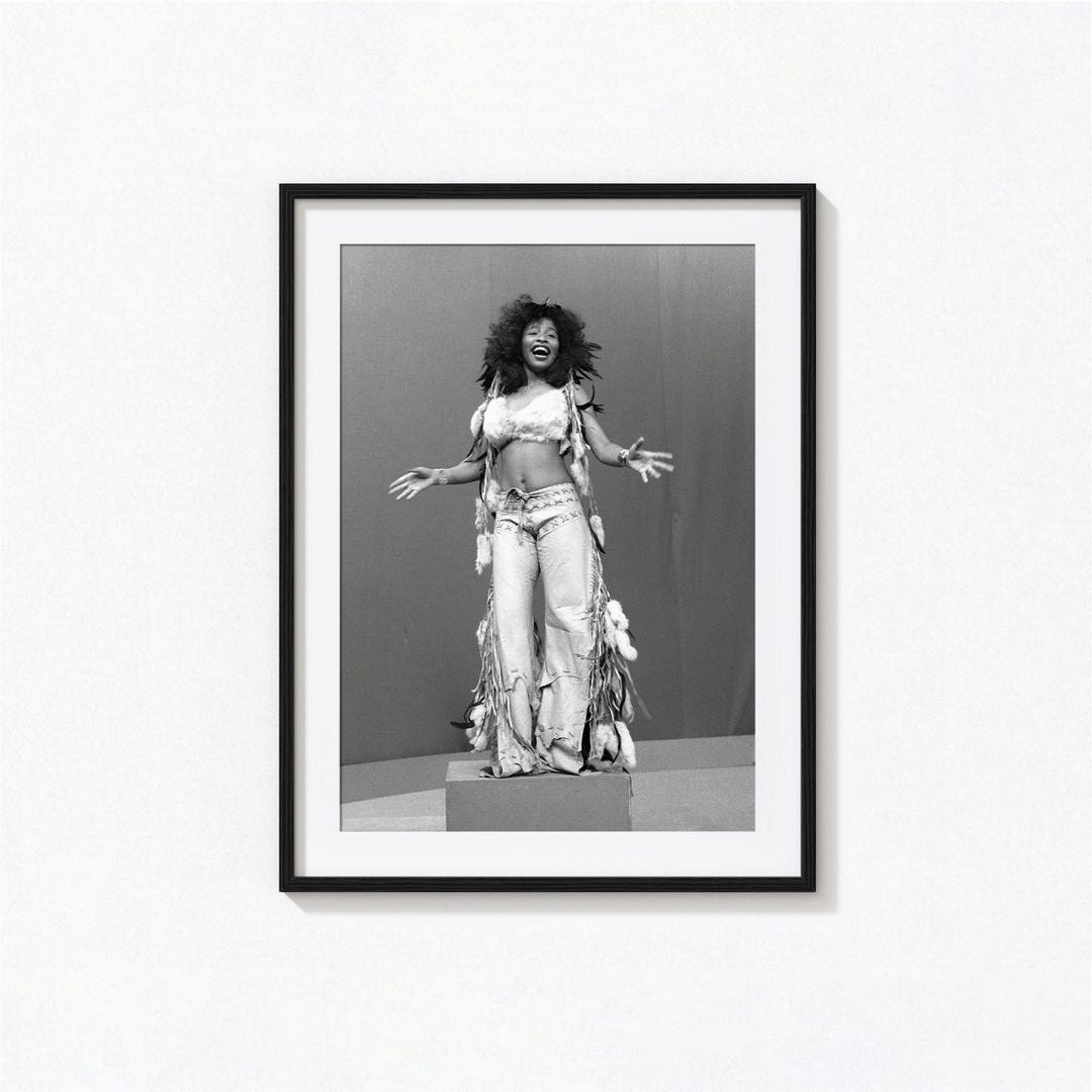 Chaka Khan Posters / Chaka Khan Black and White Wall Art