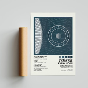 Bruno Major Posters / A Song For Every Moon Poster / Album Cover Poster / Poster Print Wall Art / Custom Poster / Home Decor