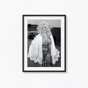 Dolly Parton Posters / Dolly Parton Black and White Wall Art, Album Cover Poster, Home Decor, Photography Prints, Jolene Poster, BAM143