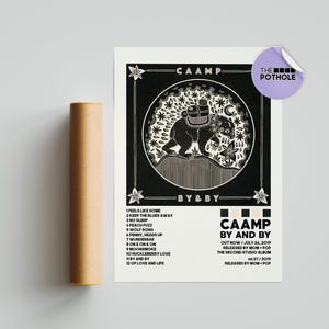 Caamp Posters, By and By Poster, Caamp, By and By Album Cover Poster, Poster Print Wall Art, Custom Poster, Tracklist Poster
