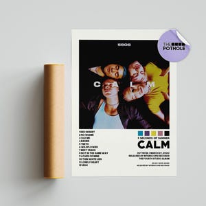 5 Sekunden Sommer Poster / Calm Poster, Album Cover Poster / Posterdruck Wandkunst / Kundenspezifisches Plakat, 5 Sekunden Sommer, TPWK, 5SOS, Calm