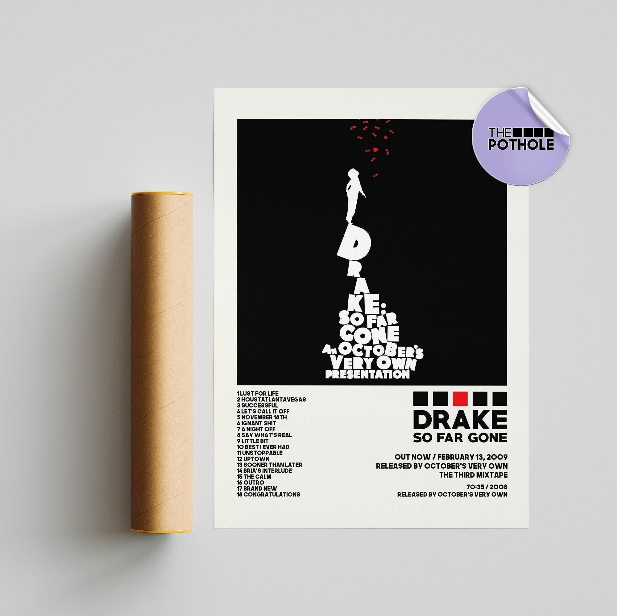 【額縁付き】 Drake / SO FAR GONE A2ポスター DRAKE Album Poster | So Far Gone – ChordPrints