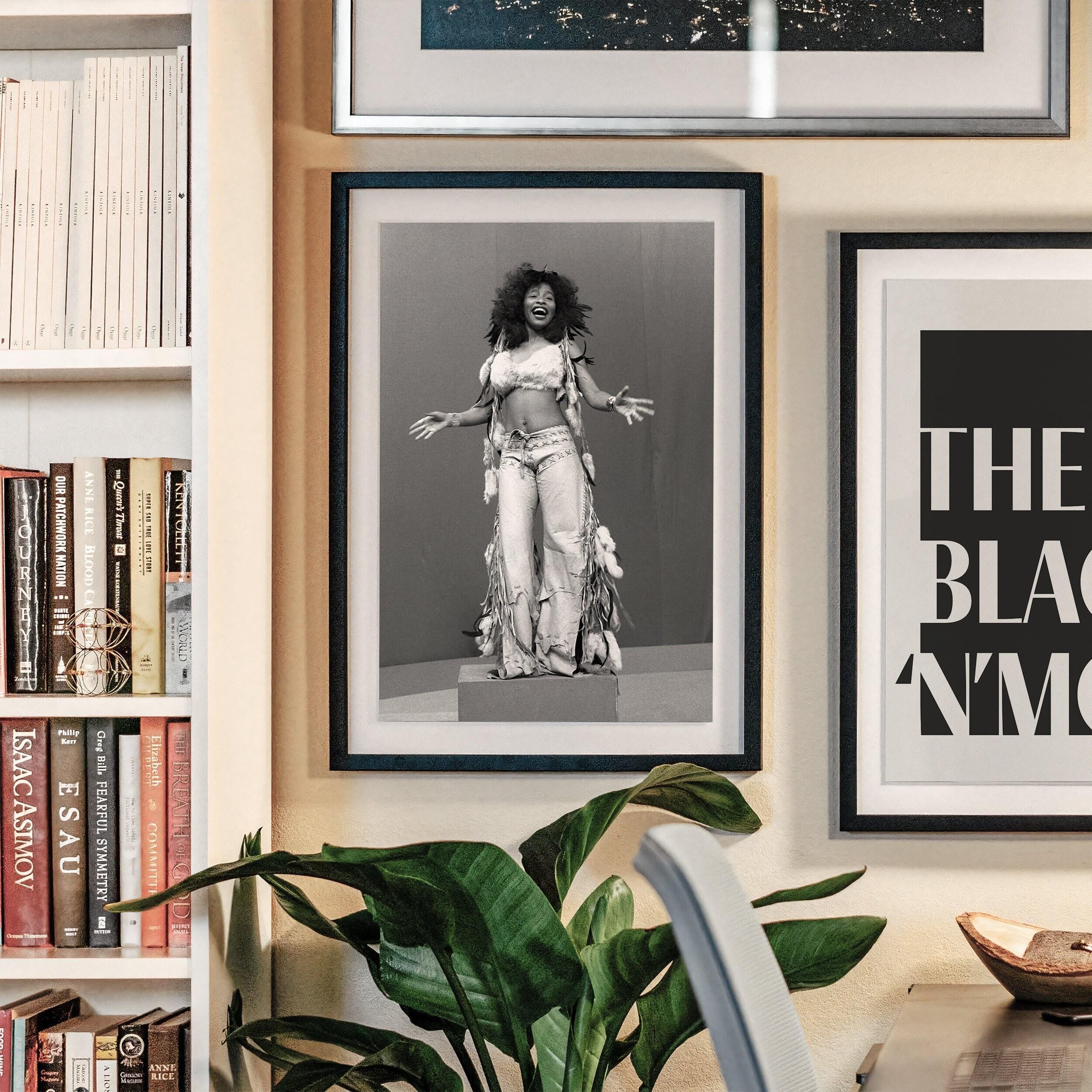 Chaka Khan Posters / Chaka Khan Black and White Wall Art