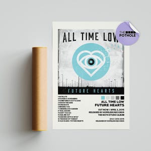 All Time Low Posters / Future Hearts Poster / Album Cover Poster, Poster Print Wall Art, Custom Poster, All Time Low