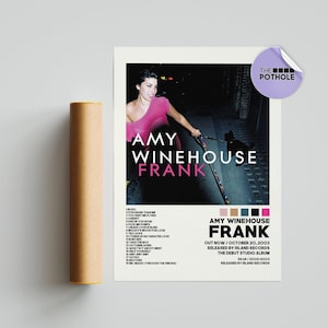 Amy Winehouse Posters / Frank Poster / Album Cover Poster, Posterdruck Wandkunst, Benutzerdefiniertes Poster, Wohnkultur, Amy Winehouse, Frank