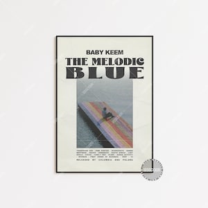 Baby Keem Posters / The Melodic Blue Poster / Baby Keem, the melodic blue Poster / Album Cover Poster / Tracklist Poster, Custom Poster, LESS55