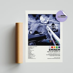 Eminem Posters / The Slim Shady LP Poster, Album Cover Poster Poster Druck Wandkunst, Benutzerdefiniertes Poster, Home Decor, Eminem, The Slim Shady LP