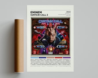 【額縁付き】 EMINEM curtain call A2ポスター 額縁付き】 EMINEM curtain call A2ポスター Eminem - Curtain