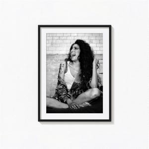 Amy Winehouse Posters / Amy Winehouse Black and White Wall Art, Album Cover Poster, Back to Black,  Home Decor, Photography Prints, BAM200