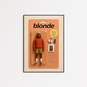Póster de Frank Ocean Blonde / Impresión artística de merchandising musical / Figura coleccionable de pared de Boys Don't Cry