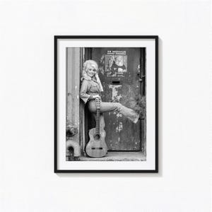 Dolly Parton Posters / Dolly Parton Black and White Wall Art, Album Cover Poster, Home Decor, Photography Prints, Jolene Poster, BAM144