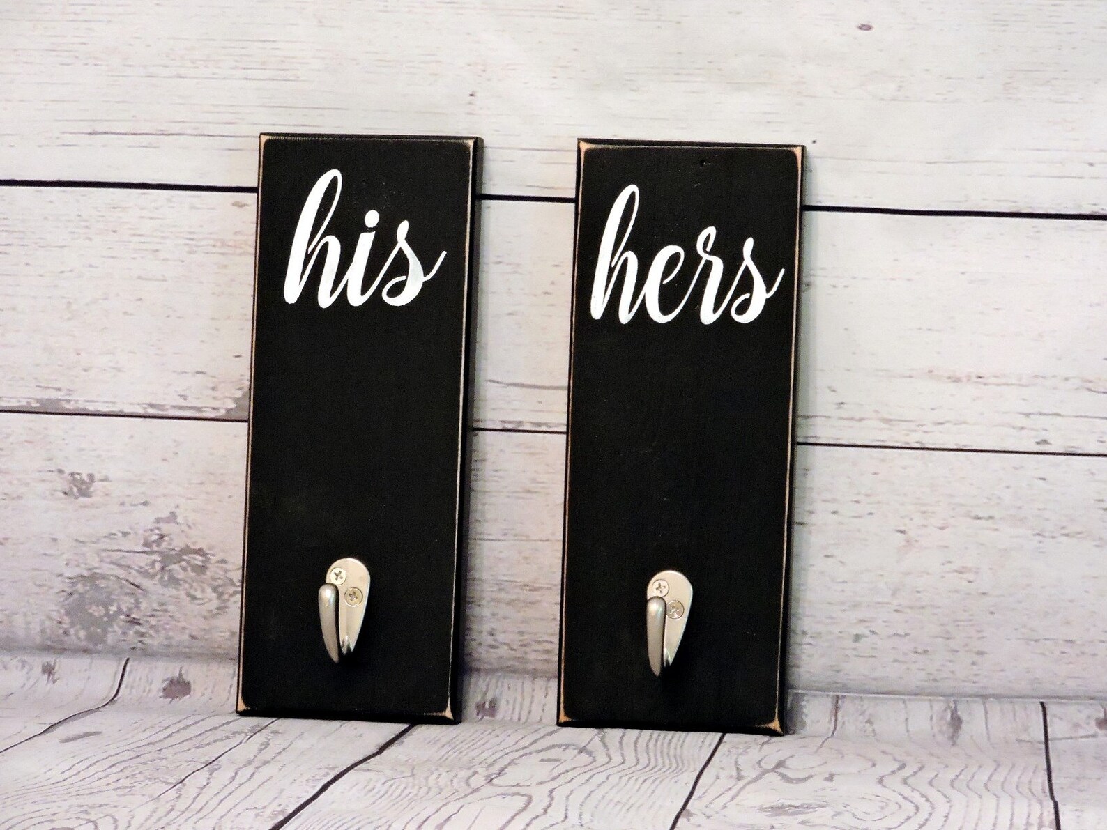 His and Hers Towel Hooks Towel Hanger Robe Holder Key Etsy