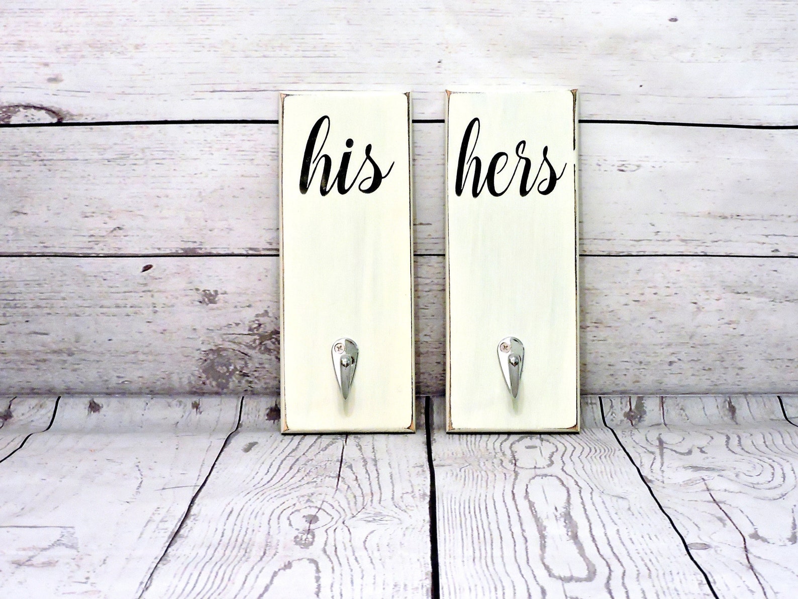 His and Hers Towel Hooks Towel Hanger Robe Holder Key Etsy